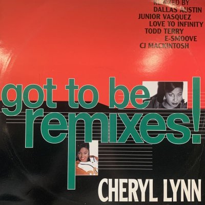 画像1: Cheryl Lynn - Got To Be Remixes! (inc. If You Feel (CJ Mackintosh R&B 12" Mix) and more) (12'') (キレイ!!)
