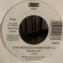他の写真1: Cyndi Lauper / Luther Vandross Duet With Mariah Carey - Hey Now (Girls Just Want To Have Fun) / Endless Love (7'') (ピンピン！！)