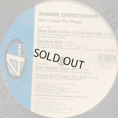 画像1: Shawn Christopher - Don't Lose The Magic (Eric Kupper Vocal Mix) (12'')