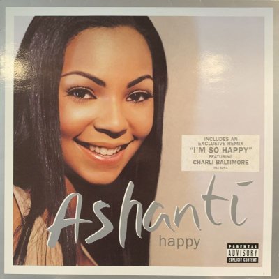 画像1: Ashanti - Happy / I'm So Happy (Remix) (12'') (キレイ！！)