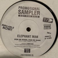 Elephant Man - Pon De River, Pon De Bank (12'') (US Promo !!)