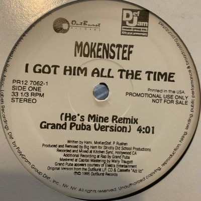 画像1: Mokenstef feat. Grand Puba - I Got Him All The Time (He's Mine Remix) (12'') (再発盤) (キレイ！)