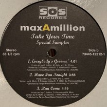他の写真1: Max A Million - Take Your Time Special Sampler (inc. My Mind & Part-Time Love Affair etc...) (12'') (キレイ！！)
