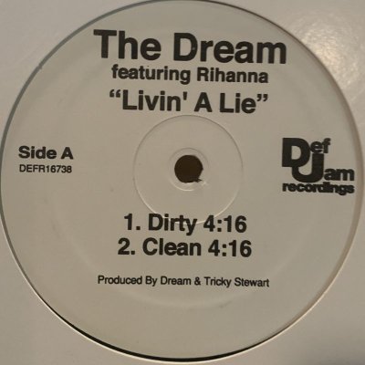 画像1: The-Dream feat. Rihanna - Livin' A Lie / Mama (12'')