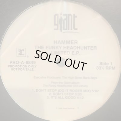 画像1: Hammer - The Funky Headhunter Limited E.P. (inc It's All That and more) (12'')