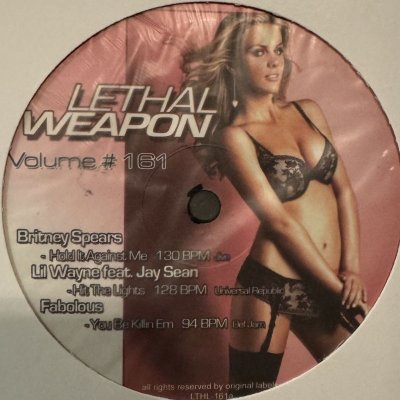 画像1: Various - Lethal Weapon Volume #161 (inc. Fabolous - You Be Killin Em, Lady Gaga - Born This Way, Wiz Khalifa - Roll Up, Chris Brown feat. Busta Rhymes & Lil Wayne - Look At Me Know and more) (12') (キレイ！！) 