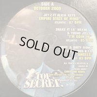 Various – Top Secret October 2009 (inc. Jay-Z feat. Alicia Keys - Empire State Of Mind, Alicia Keys - Doesn't Mean Anything, Roscoe Umali feat. One Block Radius - Never Fallin and more) (12'') 