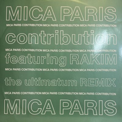 画像1: Mica Paris feat. Rakim - Contribution (12'') (キレイ！！)
