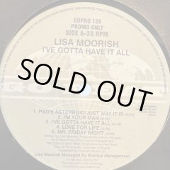 LISA MOORISH / JUST THE WAY IT IS 12×2枚 Lisa Moorish - Just The Way It Is ( Original Mix