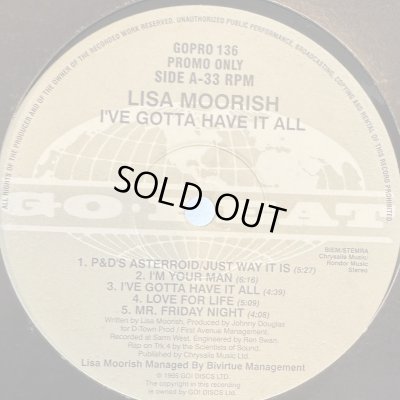 画像1: Lisa Moorish - I've Gotta Have It All (LP)