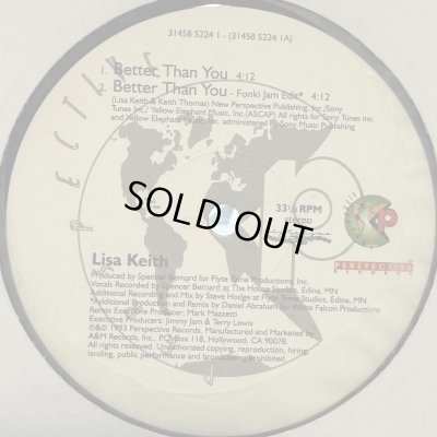 画像1: Lisa Keith - Better Than You (12'') (EP)