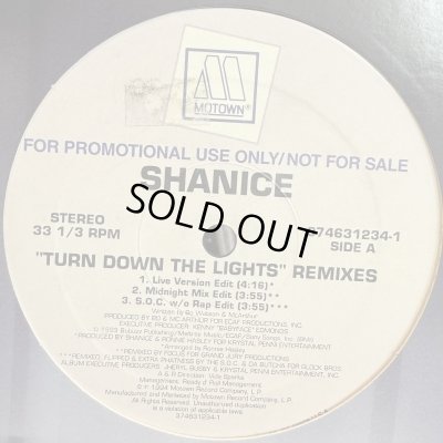 画像1: Shanice - Turn Down The Lights (Remixes) (12'')