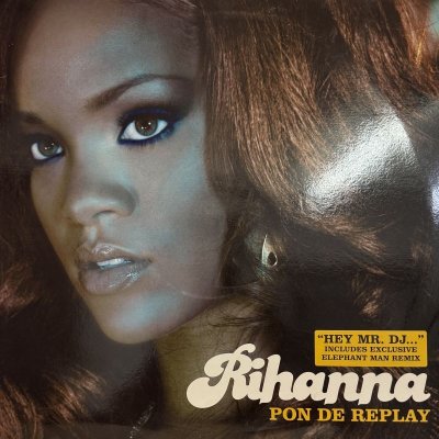画像1: Rihanna　feat. Elephant Man - Pon De Replay (Remix)　(12'') (レアなジャケ付き！！) (キレイ！！)