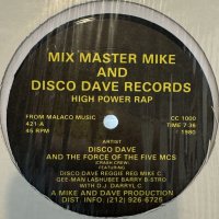 Disco Dave And The Force Of The 5 MCs - High Power Rap (12'')