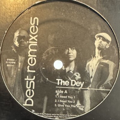 画像1: The D.E.Y. (Dey) - Best Remixes (I Need You Remix, And I Miss You Remix and more) (12'')