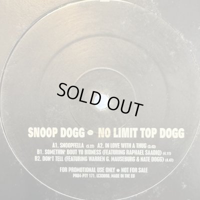 画像1: Snoop Dogg – No Limit Top Dogg EP (inc. Don't Tell, Something Bout Yo Bidness, Snoopafella) (12'')