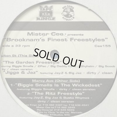 画像1: Mister Cee Presents - Brooknam's Finest Freestyles (12'') (キレイ！！)