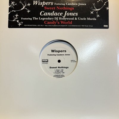 画像1: Wispers feat. Candace Jones - Sweet Nothing (12'') (ピンピン！！)
