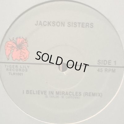 画像1: Jackson Sisters - I Believe In Miracles (12'')