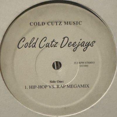 画像1: Cold Cutz Deejays & Krs-One - Hip-Hop VS. Rap (Megamix) (12'')