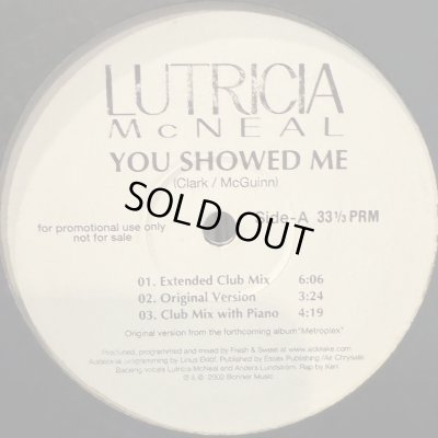 画像1: Lutricia McNeal - You Showed Me (12'') (White) (キレイ！！)