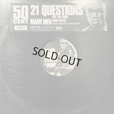 画像1: 50 Cent feat. Nate Dogg - 21 Questions (b/w Many Men) (12'')