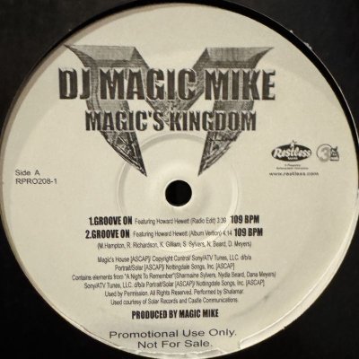 画像1: DJ Magic Mike - Groove On (12'')