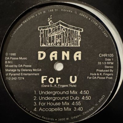 画像1: Dana - For U (12'') (キレイ！！)