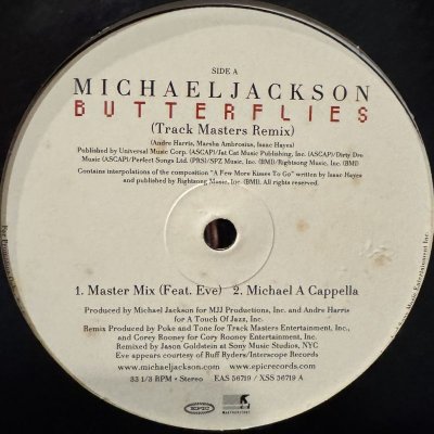 画像1: Michael Jackson feat. Eve - Butterflies (Track Masters Remix) (12'')