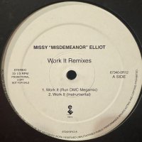 Missy "Misdemeanor" Elliott - Work It (Run DMC Megamix) (12'') (キレイ！！)