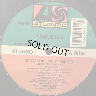 画像1: Samuelle - So You Like What You See (12'')