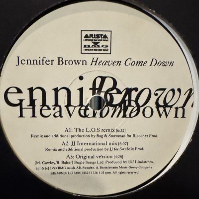 画像1: Jennifer Brown - Heaven Come Down (12'')