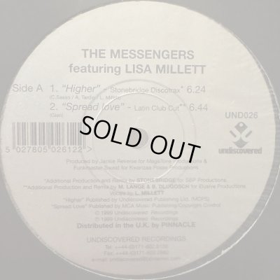 画像1: The Messengers feat. Lisa Millett - Higher (12'') (ピンピン！！)