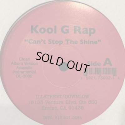画像1: Kool G Rap - Can't Stop The Shine (12'')