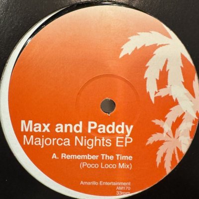 画像1: Max & Paddy - Majorca Nights EP (inc. Remember The Time, The Line and more) (12'') (キレイ！！)