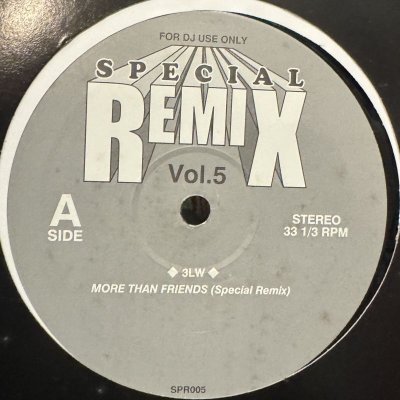 画像1: 3LW - More Than Friends (Special Remix) (Vol.5) (12'') (キレイ！！)