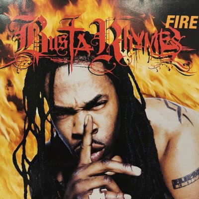 画像1: Busta Rhymes – Fire (12'') (レアなジャケ付きドイツ盤！！) (inc. Remix) (キレイ！！)