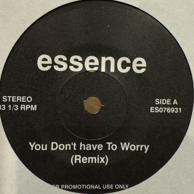 画像1: Essence - You Don't Have To Worry (7'') (新品未使用!!)