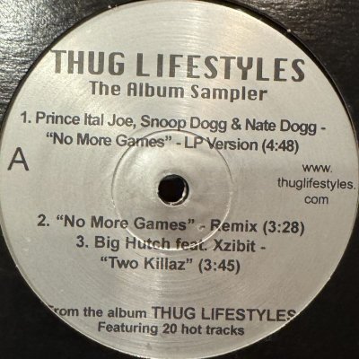 画像1: Various - Thug Lifestyles The Album Sampler (inc. South Central Cartlel &amp; Daz - Huh What) (12'')