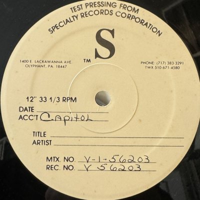 画像1: Caron Wheeler - Blue (Is The Colour Of Pain) (12'') (Test Press Promo !!)