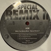 他の写真1: Adm - When You Wanna Move, Pour Toi, Won't You Play (Special Remix II Vol.25) (12'') (奇跡の新品未使用!!)