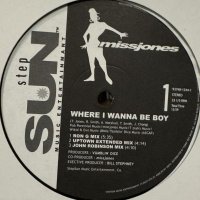 Miss Jones - Where I Wanna Be Boy (The G-Man Mix, Uptoen Extended Mix) (12'') (新品未使用！！)