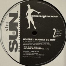 他の写真1: Miss Jones - Where I Wanna Be Boy (The G-Man Mix, Uptoen Extended Mix) (12'') (新品未使用！！)