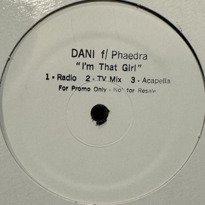 画像1: Dani feat. Phaedra - I'm That Girl (12'') (キレイ！！)