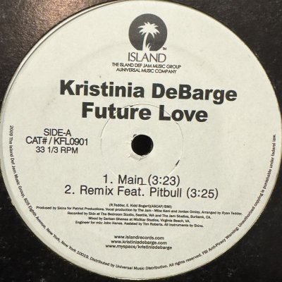 画像1: Kristinia DeBarge - Future Love (12'')