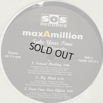 画像1: Max A Million - Take Your Time Special Sampler (inc. My Mind & Part-Time Love Affair etc...) (12'')