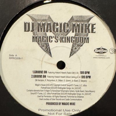 画像1: DJ Magic Mike - Groove On (12'')