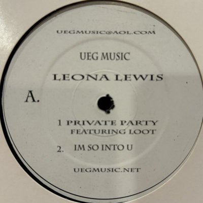 画像1: Leona Lewis - I'm So Into U (b/w Private Party) (12'') (キレイ！！)