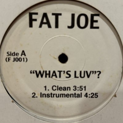 画像1: Fat Joe feat. Ashanti & Ja Rule - What's Luv? (12'')