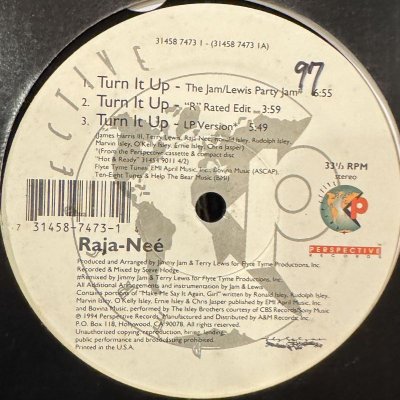 画像1: Raja-Nee - Turn It Up (12'')